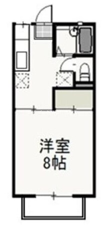 大元駅 徒歩8分 2階の物件間取画像